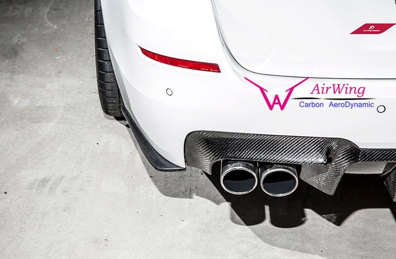 F10 M5 – FD-II carbon Rear bumper splitter 01